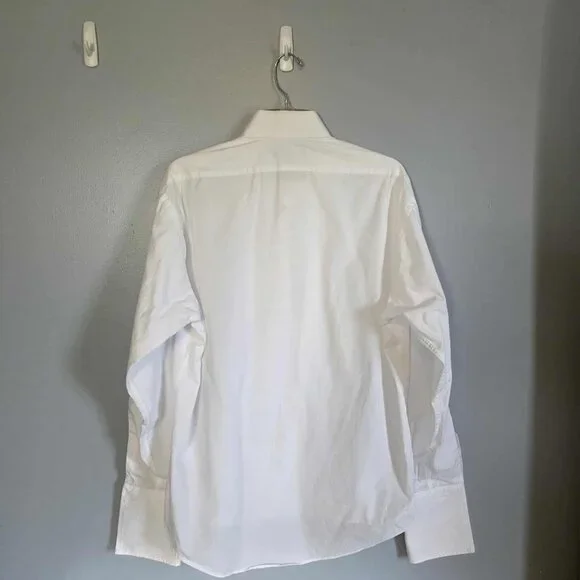EUC Paul Dione Tuxedo Shirt with French Cuff for cuff link (16 1/2 neck - 34-45) - Picture 2 of 5